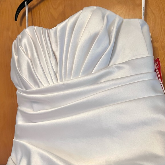 Wtoo By Watters - Women’s (Sz 10) White Strapless Wedding Dress Gown - Picture 2 of 8